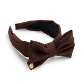 CARAMELO BTS School Bow Headband Brown