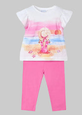 Mayoral Caribbean Leggings Set Camellia