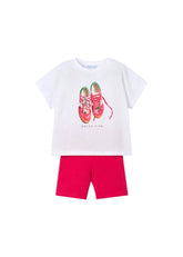 Girls Mayoral Short Leggings Set