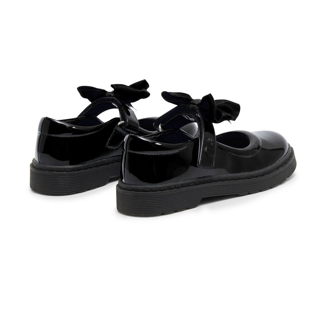 Caramelo BTS Bow School Shoes Black Caramelo BTS Bow School Shoes Black