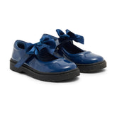 Navy Bow school shoes from Caramelo Kids.