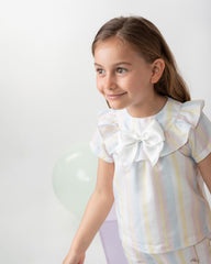 Sweet Stripes Short Set Rainbow