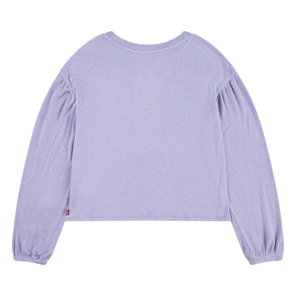 LEVIS Girls Hacci Solid Knit Top LEVIS Girls Hacci Solid Knit Top