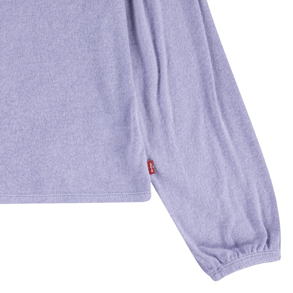 LEVIS Girls Hacci Solid Knit Top LEVIS Girls Hacci Solid Knit Top