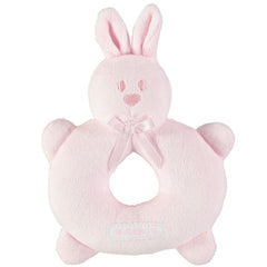 Emile et Rose pink rattle bunny with floppy ears