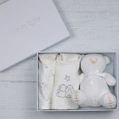 TEDDIE Baby Star 2 Bibs & Toy Set