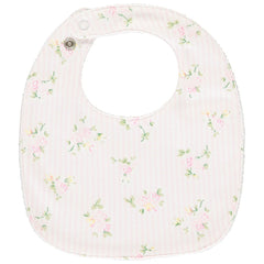 TILDA Pink Floral Print Bibs & Toy Set