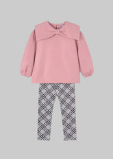 Girls Mayoral Pullover Legging Set Pink