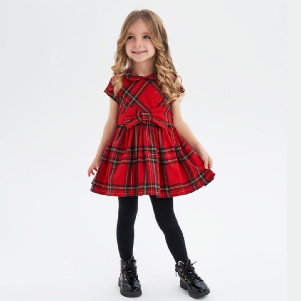 Girls checkered hot sale dress