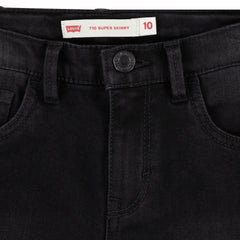 LEVIS Girls 710 Soft Super Skinny Jeans Black