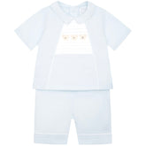 Emile et Rose Baby Blue Classic 2 Piece Short Set