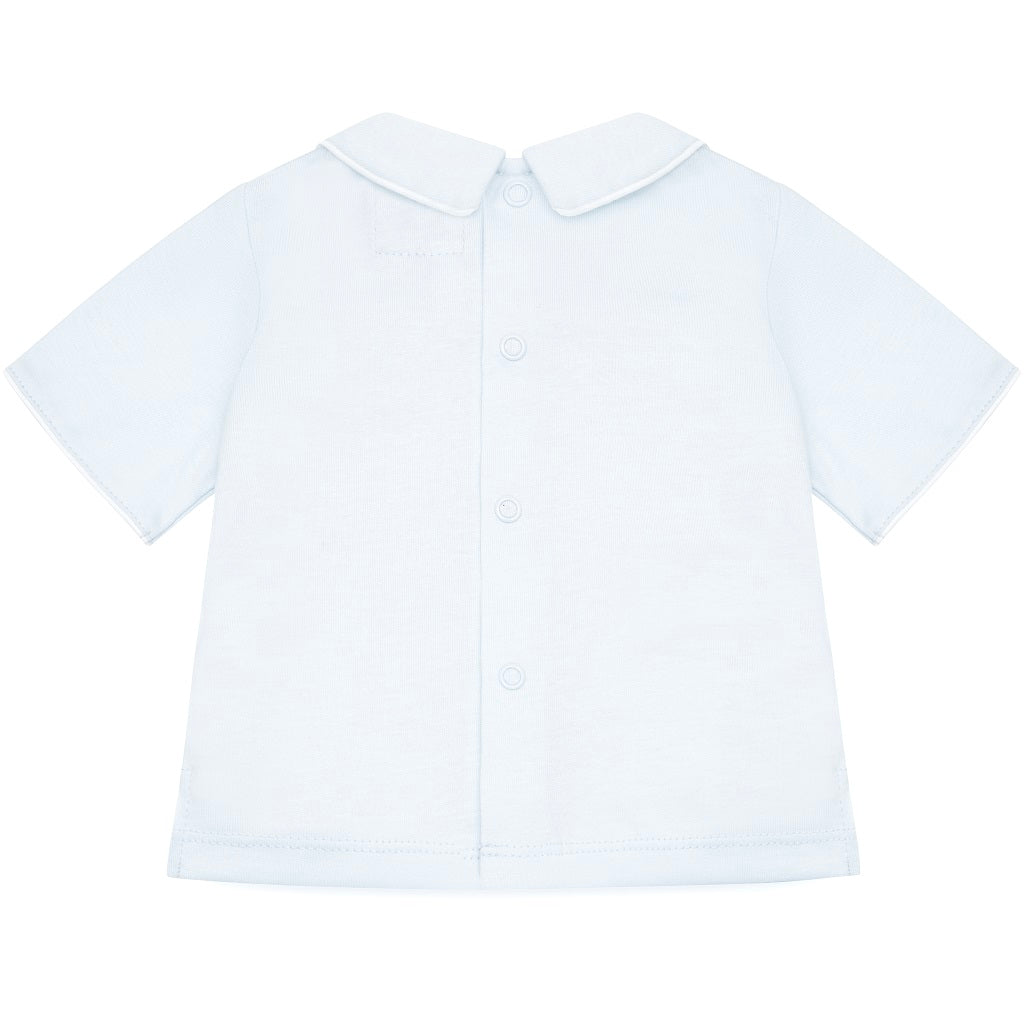 Baby Blue Classic 2 Piece Short Set Baby Blue Classic 2 Piece Short Set