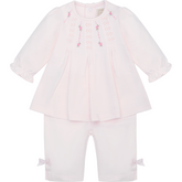EMILE et ROSE KATE Baby Pink Top Trouser Set