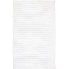 Glacier White Cable Knit Blanket