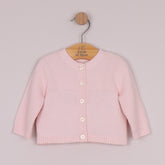 Emile et Rose baby pink cardigan with pearalised buttons.