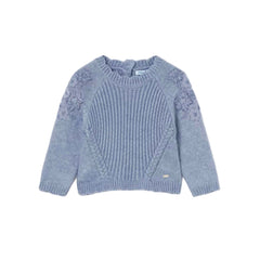 Baby Girls Blue Jumper