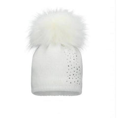 Pom Pom Envy Twilight Hat White