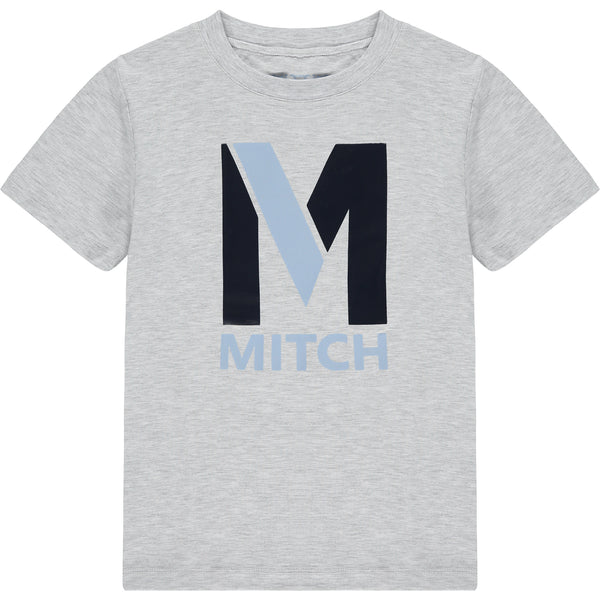MiTCH Large Logo T-Shirt Grey