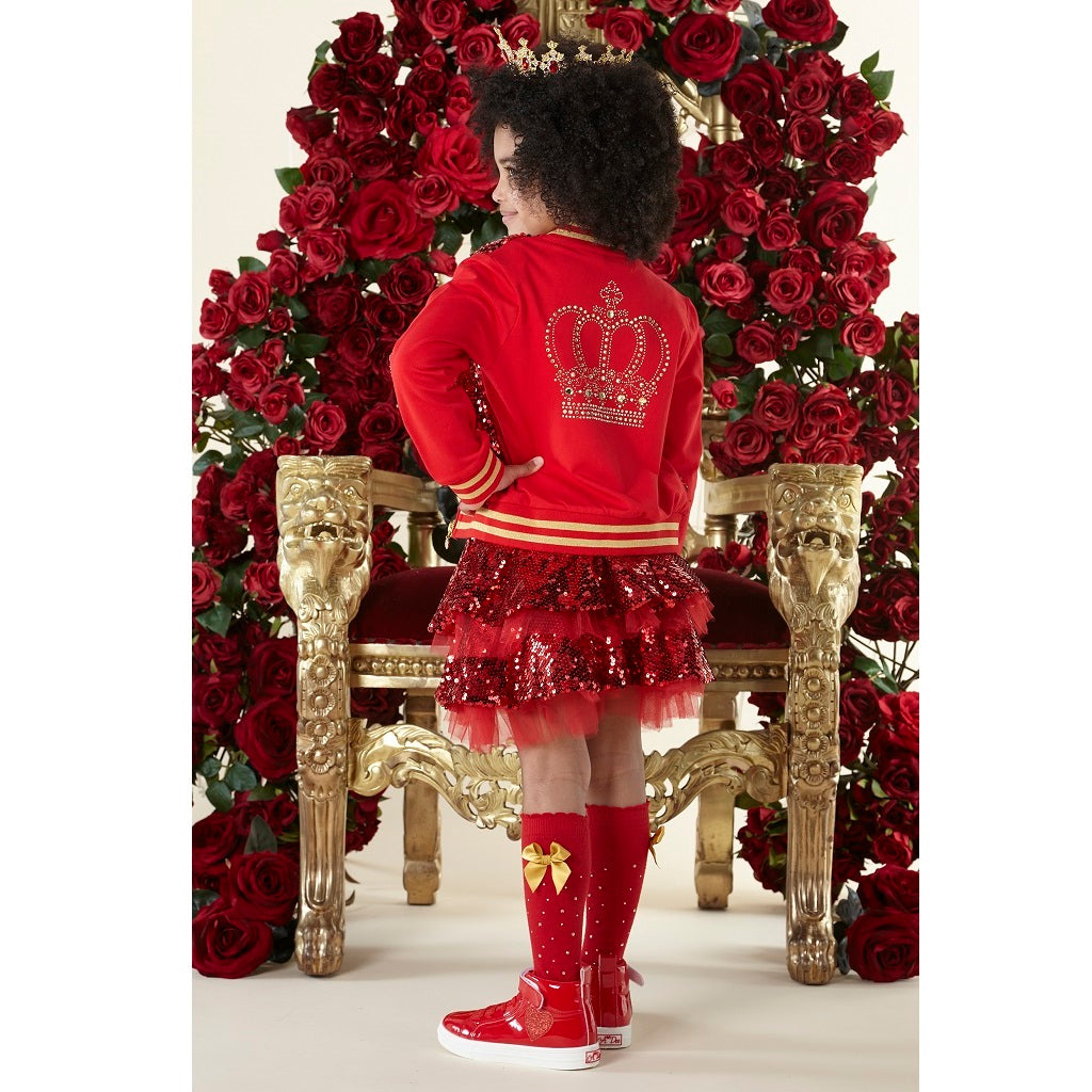 ADEE Queen Sequin Bomber Jacket ADEE Queen Sequin Bomber Jacket
