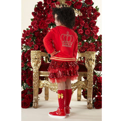ADEE Queen Sequin Bomber Jacket