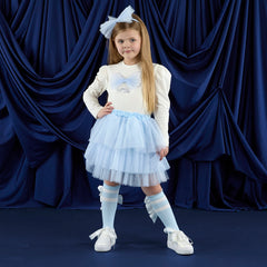 ADEE Naya Tulle Bow Skirt Set