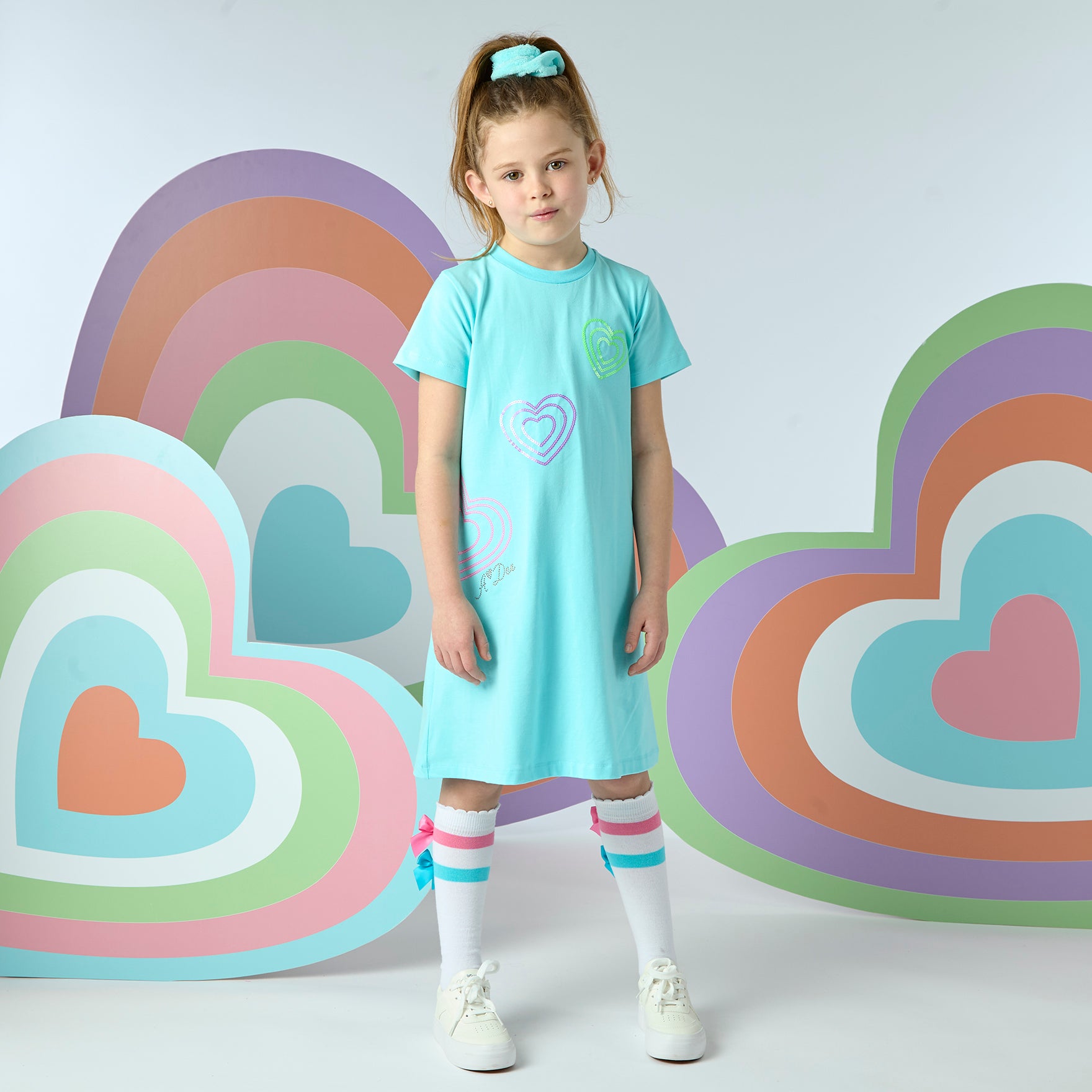 ADEE Evangeline Heart T-Shirt Dress ADEE Evangeline Heart T-Shirt Dress