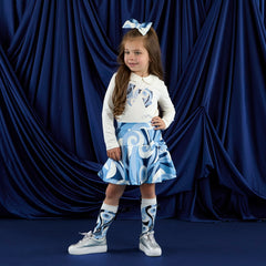 ADEE Nellie Swirl Print Skirt Set