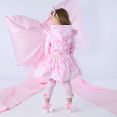 ADEE RIVER Jacket with Bow Print