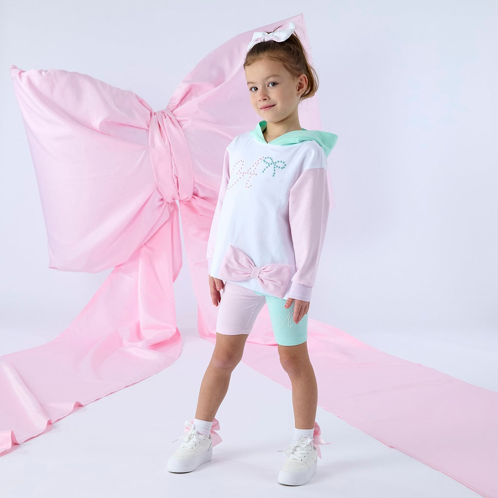 ADEE Bowtique Chic The Reese hooded cycling short set is the perfect cool and comfy choice for summer.