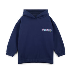 BONINI Sparkle Oversized Hoodie Navy