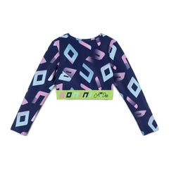 BONINI Power Long Sleeved Sports Top Navy