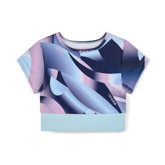 BONINI Energy Printed Sports Top Sky Blue