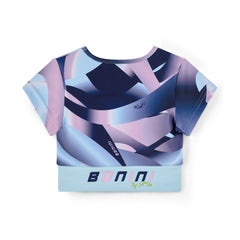 BONINI Energy Printed Sports Top Sky Blue