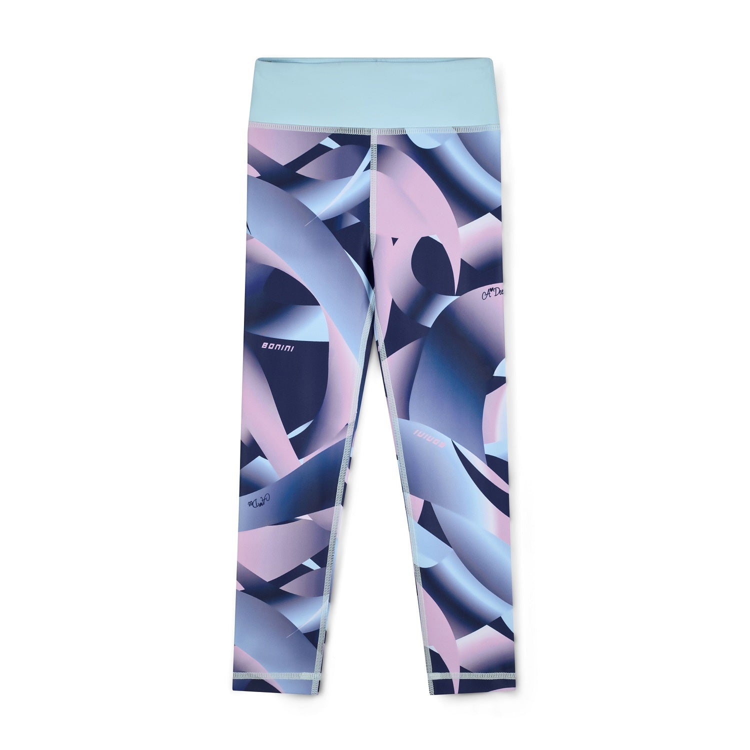 BONINI Sprint Printed Sport Leggings Sky Blue BONINI Sprint Printed Sport Leggings Sky Blue