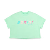BONINI Shine Crop Logo T-Shirt