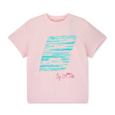 BONINI by ADee The Dynamic oversized t-shirt features a printed large 'B' logo on the front. Coming in two cool colourways. Pink Blossom