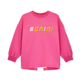 The Groove sweatshirt features a stylish contrast Bonini logo artwork on the front. Finished with Bonini By A*Dee logo tape around the cuff and on the overlapping split hem at the back. Hot Pink