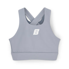 BONINI by ADee A sporty essential with a stylish edge, the Aspire Crop Top features a flattering cropped fit with statement cross-back straps. Finished with signature Bonini detailing, it’s perfect for layering or pairing with matching pieces for a coordinated look.
Grey Mist