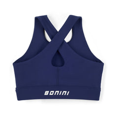 BONINI Aspire Crop Sport Top Navy