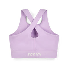 BONINI Aspire Crop Sport Top Lilac