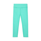 BONINI The Aspire Leggings feature their classic sport style and printed logo artwork on the back of the waistband. Bold Mint