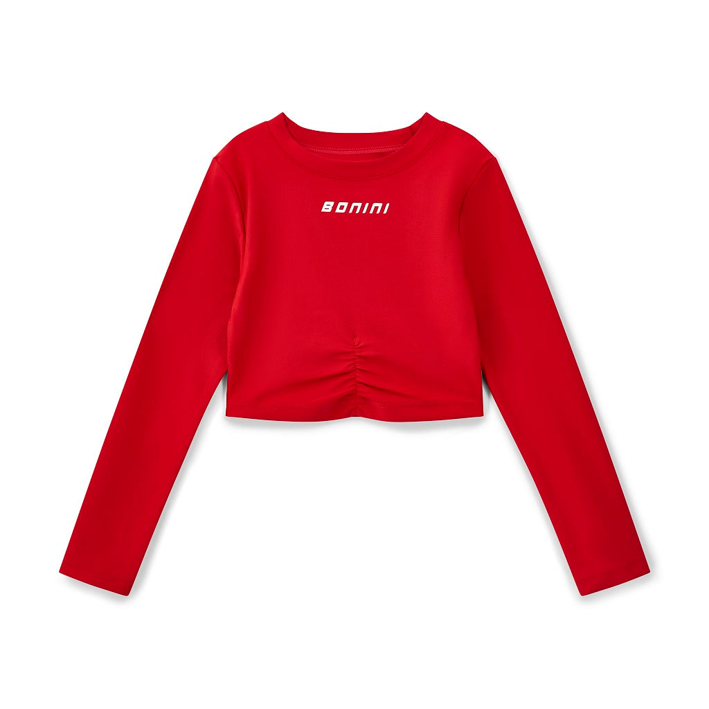 BONINI Aspire Long Sleeve Sport Top Red