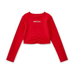 BONINI Aspire Long Sleeve Sport Top Red