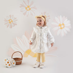 Little A Bobbie Hooded Bow Jacket