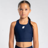 BONINI Aspire Crop Sport Top Navy