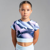 BONINI Energy Printed Sports Top Sky Blue
