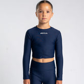 BONINI Aspire Long Sleeve Sport Top Blue Navy