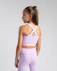 BONINI Aspire Crop Sport Top Lilac