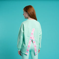 BONINI Groove Logo Sweatshirt with tape detail