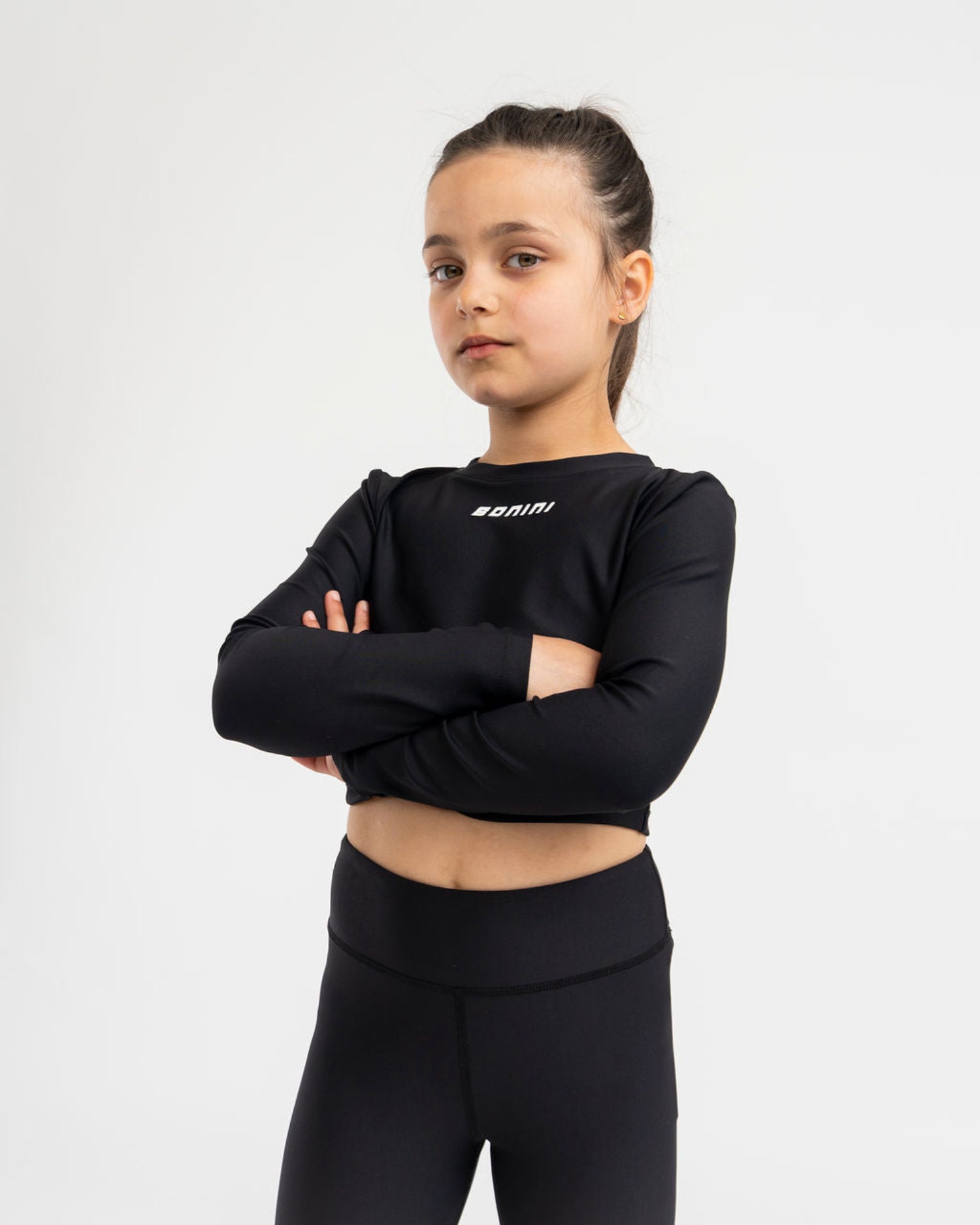 BONINI Aspire Long Sleeve Sport Top Black BONINI Aspire Long Sleeve Sport Top Black